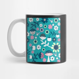 Sweet woodland pattern Mug